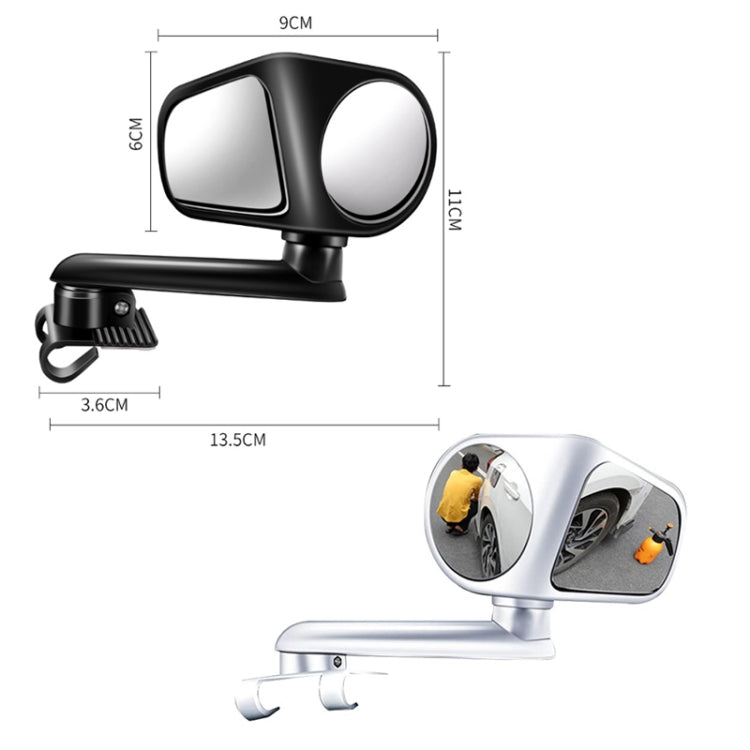 Car Auxiliary Mirror Multi-Function Wide-Angle Rear View Reversing Mirror