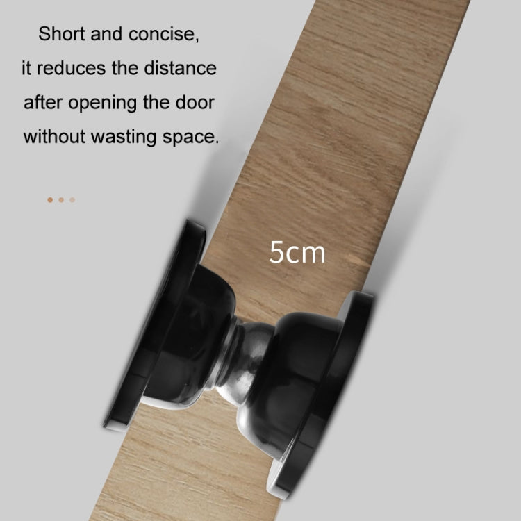 Silikon Türstopper ohne Bohren, stark magnetisch, geräuscharm, Antikollision, Transparent, Schwarz, Weiß