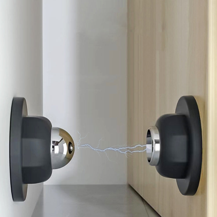 Silikon Türstopper ohne Bohren, stark magnetisch, geräuscharm, Antikollision, Transparent, Schwarz, Weiß