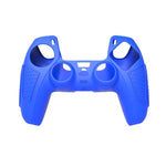 Schutzhülle aus Silikon für PS5-Gamepad, rutschfest, weich, in Weiß, Blau, Schwarz, Weiß + 2 Kappen, Blau + 2 Kappen, Schwarz + 2 Kappen, Weiß + 8 Kappen, Blau + 8 Kappen, Schwarz + 8 Kappen