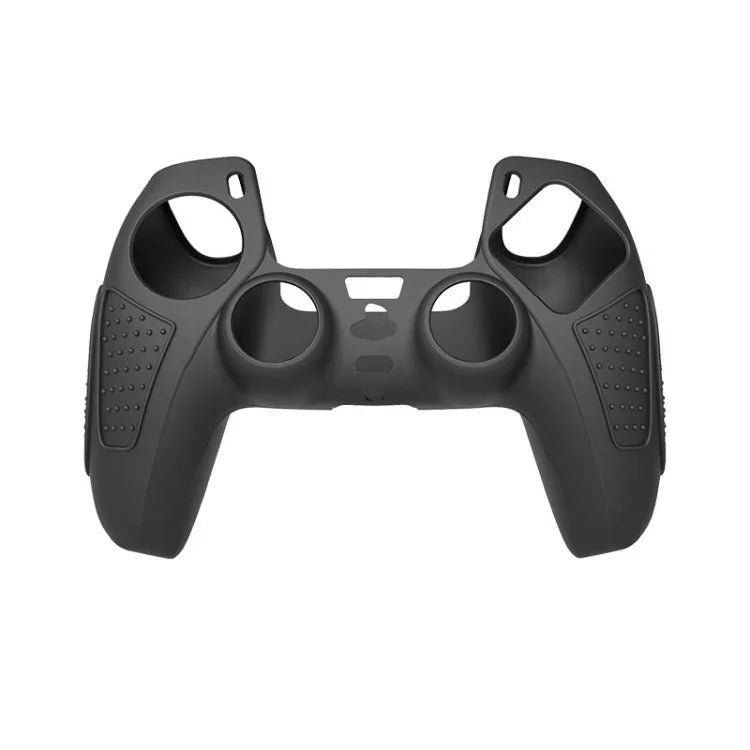 Schutzhülle aus Silikon für PS5-Gamepad, rutschfest, weich, in Weiß, Blau, Schwarz, Weiß + 2 Kappen, Blau + 2 Kappen, Schwarz + 2 Kappen, Weiß + 8 Kappen, Blau + 8 Kappen, Schwarz + 8 Kappen