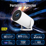HY300 PRO Smart Projektor Android 11.0 System 160 Lumen Tragbarer Projektor, EU Stecker, US Stecker, UK Stecker, AU Stecker