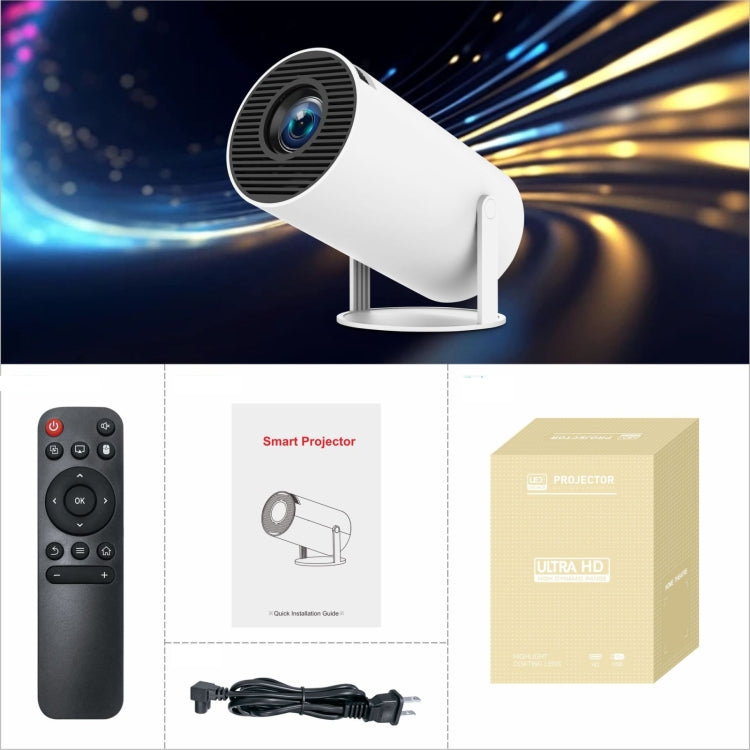 HY300 PRO Smart Projektor Android 11.0 System 160 Lumen Tragbarer Projektor, EU Stecker, US Stecker, UK Stecker, AU Stecker