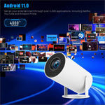 HY300 PRO Smart Projektor Android 11.0 System 160 Lumen Tragbarer Projektor, EU Stecker, US Stecker, UK Stecker, AU Stecker