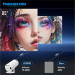 HY300 PRO Smart Projektor Android 11.0 System 160 Lumen Tragbarer Projektor, EU Stecker, US Stecker, UK Stecker, AU Stecker