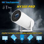 HY300 PRO Smart Projektor Android 11.0 System 160 Lumen Tragbarer Projektor, EU Stecker, US Stecker, UK Stecker, AU Stecker