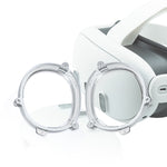 Für Meta Quest 3 VR Magnetische Brillengestelle, L&R Rahmen Transparent, Anti-Blaulicht Linse+Rahmen Transparent, L&R Rahmen Schwarz, Anti-Blaulicht Linse+Rahmen Schwarz