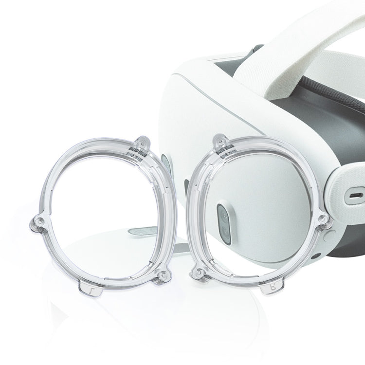 Für Meta Quest 3 VR Magnetische Brillengestelle, L&R Rahmen Transparent, Anti-Blaulicht Linse+Rahmen Transparent, L&R Rahmen Schwarz, Anti-Blaulicht Linse+Rahmen Schwarz