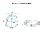 Für Meta Quest 3 VR Magnetische Brillengestelle, L&R Rahmen Transparent, Anti-Blaulicht Linse+Rahmen Transparent, L&R Rahmen Schwarz, Anti-Blaulicht Linse+Rahmen Schwarz