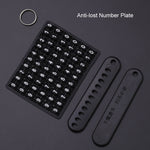 For Nissan Car Key Cover Keychain Anti-lost Number Plate, A, B, C, D, E, F, G, H, I2, I3, I3 One-button Start, I4, X, Y