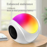 SY-688 TWS RGB Bunter Licht Mini-Karten Bluetooth-Lautsprecher, SY-688 Weiß