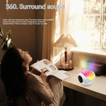 SY-688 TWS RGB Bunter Licht Mini-Karten Bluetooth-Lautsprecher, SY-688 Weiß