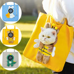 Haustiertasche, Umhängetasche, Katzentasche, kleine Hundetasche, erweiterbare Schultertasche, M, L