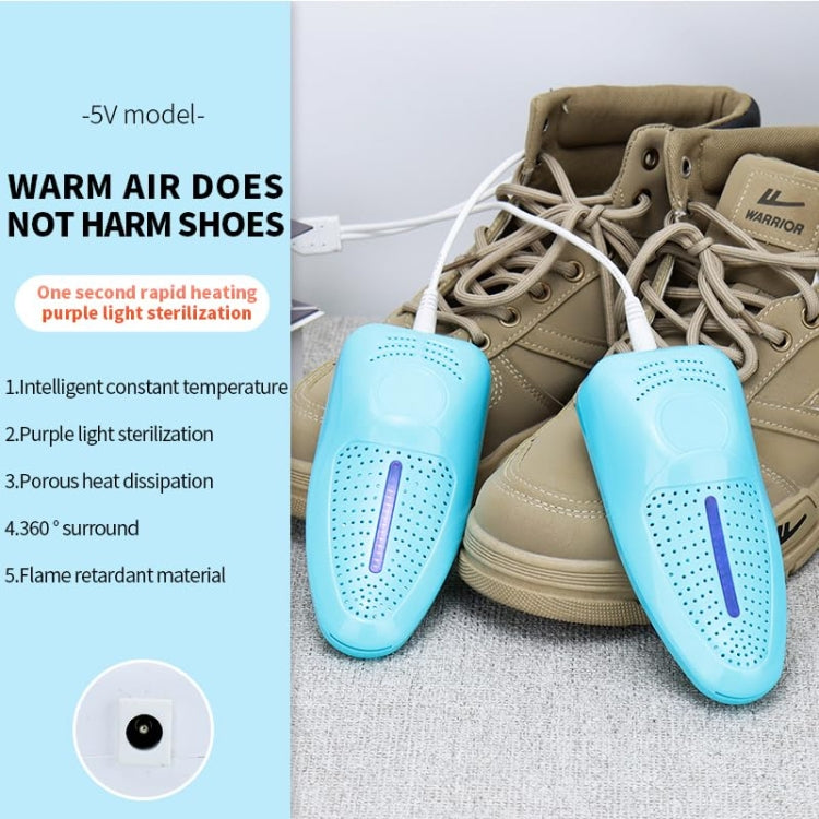 Elektrischer Schuh-Trockner mit UV-Sterilisation Betrieben durch 5V USB