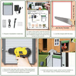 Automatische Hühnerstalltür mit Solarantrieb, 4 Betriebsmodi, Fernbedienung, Solar