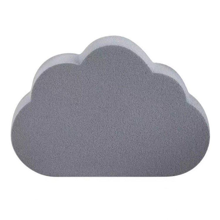 Wolkenartiger, absorbierender Schwammreiniger für Badezimmerwaschbecken, kalkvorbeugende Reinigungsbürste, Grau