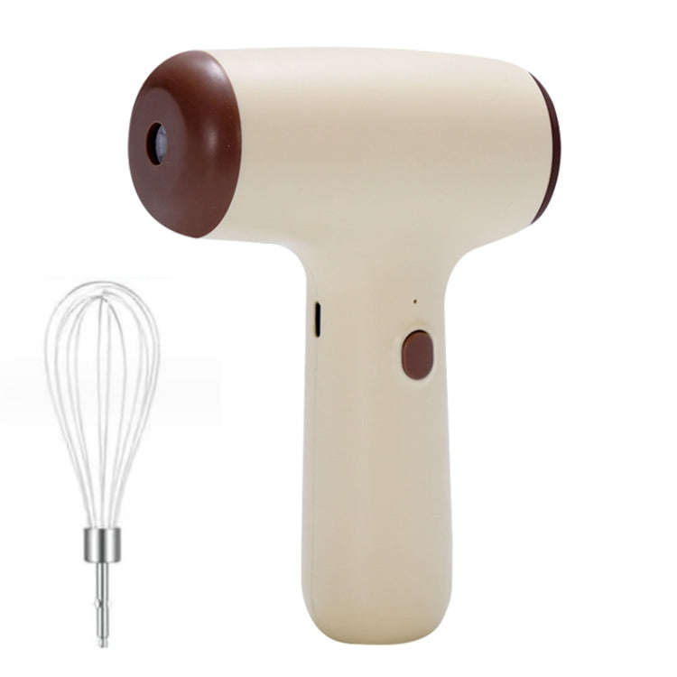 Drahtloser Mini-Hand-Multifunktions-Elektro-Rührmixer, Einzelstab Khaki, Einzelstab Beige, Doppelstab Khaki, Doppelstab Beige