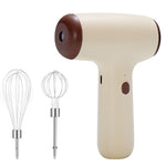 Drahtloser Mini-Hand-Multifunktions-Elektro-Rührmixer, Einzelstab Khaki, Einzelstab Beige, Doppelstab Khaki, Doppelstab Beige