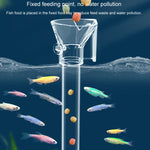 Futterrohr für Aquarien, Acryl-Futterrohr, Kleinfisch-Futterrohr, 13-18 cm, 20-32 cm