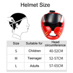 Sparring Boxhelm Thai Kampf Wettkampf Kopfschutz, S, M, L