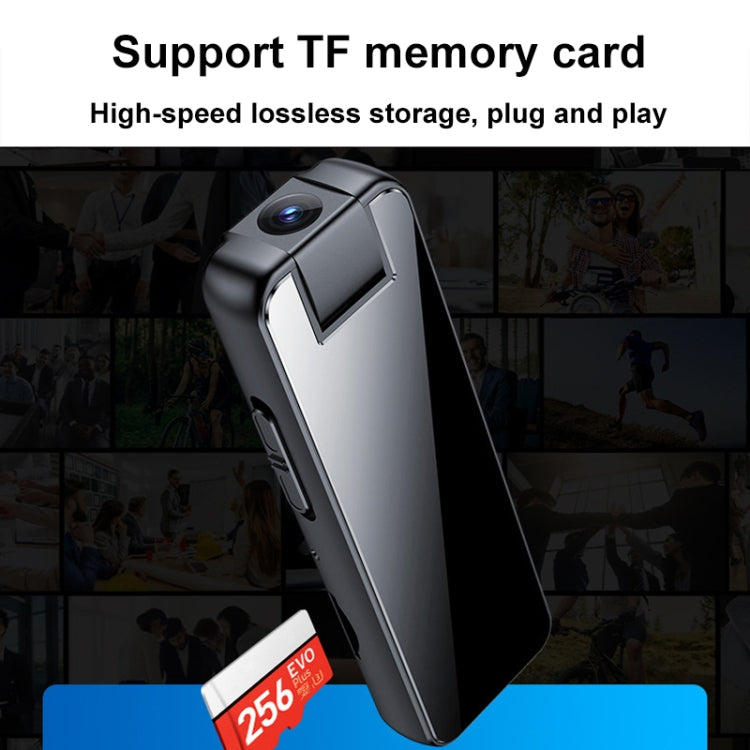 Mrobo D6 1080P Drehbare Kamera Nachtsicht Video-Rekorder mit Rückclip, Kein Speicher, 16 GB, 32GB, 64GB, 128GB