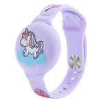 Für AirTag 2. Gen / AirTag 1. Gen Cartoon-Uhrenarmband Locator Silikon Schutzhülle Anti-Verlust Gerätehülle