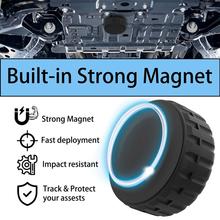 For AirTag 2nd Gen / AirTag 1st Gen PC High-Strength Magnetic Suction Waterproof Protective Cover