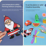 USB-Aufladung Tieftemperatur-Wireless-Graffiti-Druckstift-Set Kinder DIY 3D-Malstift