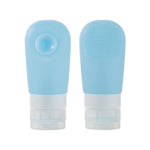 60-ml-Silikon-Saugnapfflasche mit Bürste, praktische Reise- und Aufbewahrungsflasche, blau, grün, pink