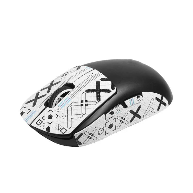 Für Logitech GPW 2. Generation Maus Anti-Rutsch-Aufkleber Schweiß absorbierende Paste, Weißdruck Halb umrandet, Schwarz-Golddruck Halb umrandet, Schwarzdruck Halb umrandet, Schwarzdruck Voll umrandet, Weißdruck Voll umrandet, Schwarz-Gold Voll umrandet
