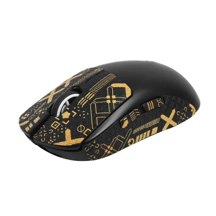 Für Logitech GPW 2. Generation Maus Anti-Rutsch-Aufkleber Schweiß absorbierende Paste, Weißdruck Halb umrandet, Schwarz-Golddruck Halb umrandet, Schwarzdruck Halb umrandet, Schwarzdruck Voll umrandet, Weißdruck Voll umrandet, Schwarz-Gold Voll umrandet
