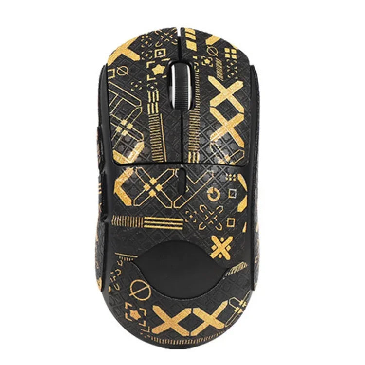 Für Logitech GPW 2. Generation Maus Anti-Rutsch-Aufkleber Schweiß absorbierende Paste, Weißdruck Halb umrandet, Schwarz-Golddruck Halb umrandet, Schwarzdruck Halb umrandet, Schwarzdruck Voll umrandet, Weißdruck Voll umrandet, Schwarz-Gold Voll umrandet