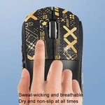 Für Logitech GPW 2. Generation Maus Anti-Rutsch-Aufkleber Schweiß absorbierende Paste, Weißdruck Halb umrandet, Schwarz-Golddruck Halb umrandet, Schwarzdruck Halb umrandet, Schwarzdruck Voll umrandet, Weißdruck Voll umrandet, Schwarz-Gold Voll umrandet