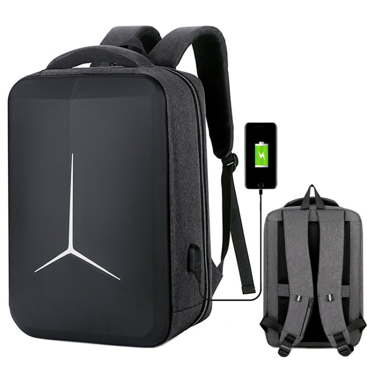Multifunktionaler wasserdichter Business-Sport-Laptop-Rucksack mit USB-Anschluss, 15 Zoll, 17 Zoll