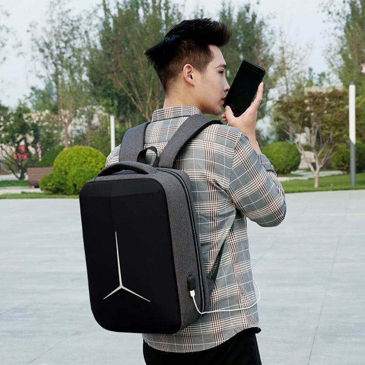Multifunktionaler wasserdichter Business-Sport-Laptop-Rucksack mit USB-Anschluss, 15 Zoll, 17 Zoll
