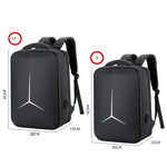 Multifunktionaler wasserdichter Business-Sport-Laptop-Rucksack mit USB-Anschluss, 15 Zoll, 17 Zoll