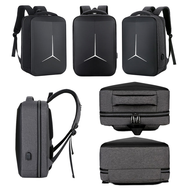 Multifunktionaler wasserdichter Business-Sport-Laptop-Rucksack mit USB-Anschluss, 15 Zoll, 17 Zoll