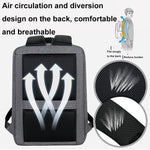 Multifunktionaler wasserdichter Business-Sport-Laptop-Rucksack mit USB-Anschluss, 15 Zoll, 17 Zoll