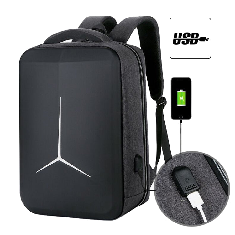Multifunktionaler wasserdichter Business-Sport-Laptop-Rucksack mit USB-Anschluss, 15 Zoll, 17 Zoll