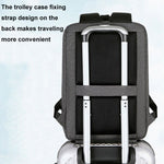 Multifunktionaler wasserdichter Business-Sport-Laptop-Rucksack mit USB-Anschluss, 15 Zoll, 17 Zoll