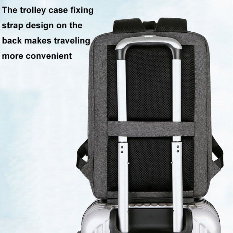 Multifunktionaler wasserdichter Business-Sport-Laptop-Rucksack mit USB-Anschluss, 15 Zoll, 17 Zoll
