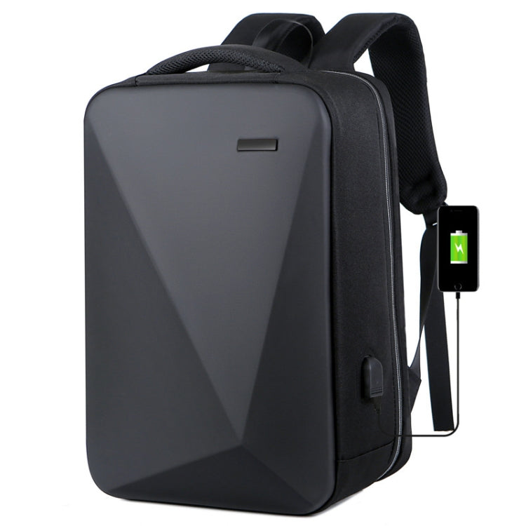 Großvolumiger Passwort-geschützter Diebstahlsicherer Laptop-Rucksack mit USB-Anschluss, 16 Zoll