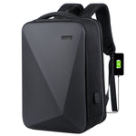 Großvolumiger Passwort-geschützter Diebstahlsicherer Laptop-Rucksack mit USB-Anschluss, 16 Zoll