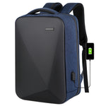 Großvolumiger Passwort-geschützter Diebstahlsicherer Laptop-Rucksack mit USB-Anschluss, 16 Zoll
