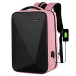 Großvolumiger Passwort-geschützter Diebstahlsicherer Laptop-Rucksack mit USB-Anschluss, 16 Zoll