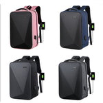 Großvolumiger Passwort-geschützter Diebstahlsicherer Laptop-Rucksack mit USB-Anschluss, 16 Zoll