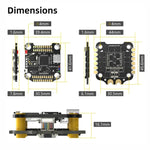 3-6S Lipo-Barometer für RC-Drohnen, SpeedyBee BLS 50A 4-in-1 ESC