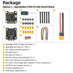 3-6S Lipo-Barometer für RC-Drohnen, SpeedyBee BLS 50A 4-in-1 ESC