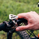 N+1 Mountainbike Glocke Universelle Dreieck Kupferglocke, Clip-Ring Schwarz, Clip-Ring Silber, Gummiband Schwarz, Gummiband Silber