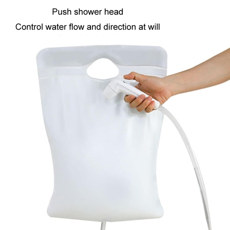 10L Tragbare faltbare PVC-Wassersack für Camping und Outdoor